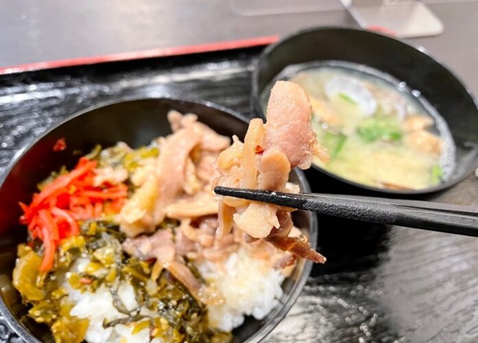 【資さん通信📖】＼大好評✨「ちょい飯（めし）」の高菜コンビ❗️／